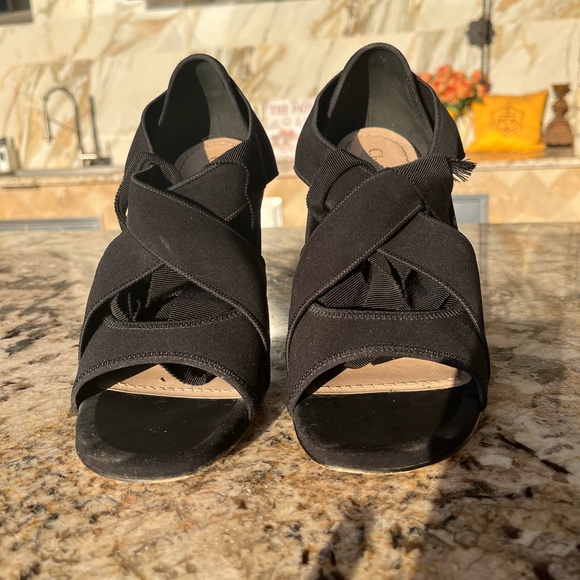 Dior etoile lucite lace up heels in black - Picture 2 of 6